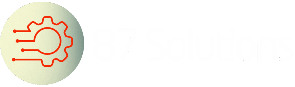 Logo 87 solutions - Footer