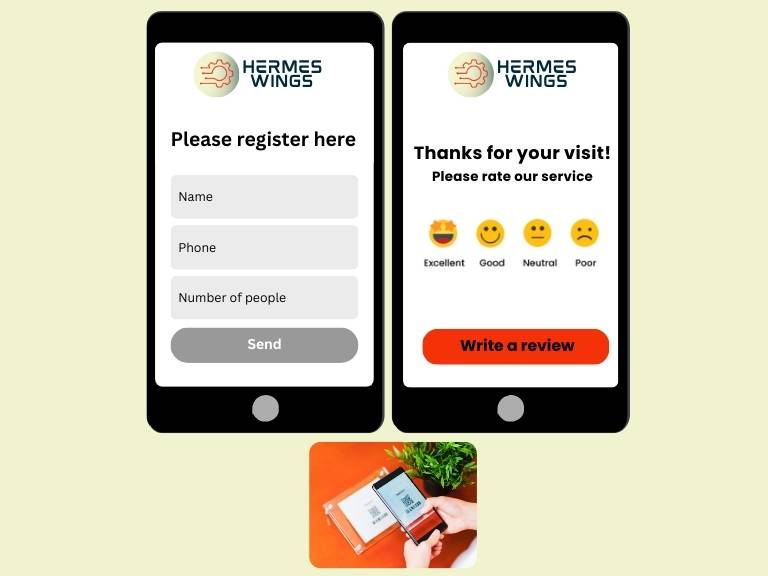 Table management - AI solutions for restaurant - Hermes Wings